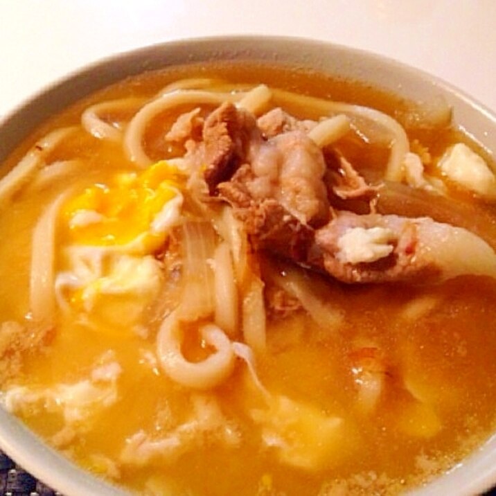 あったか肉卵うどん